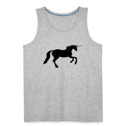 unicorn black - Men's Premium Tank