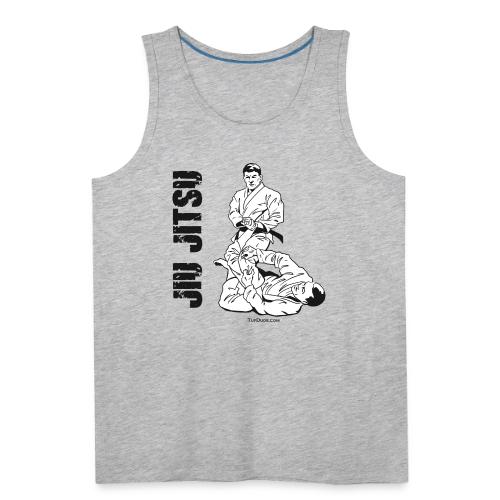 Jiu Jitsu 001 - bw - Men's Premium Tank