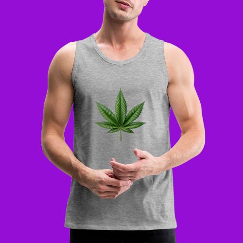 Cannabis Leaf - Men's Premium Tank