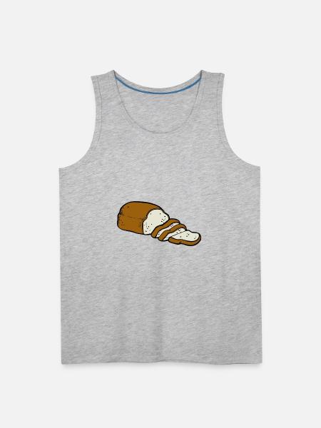 bread - Men's Premium Tank - heather gray