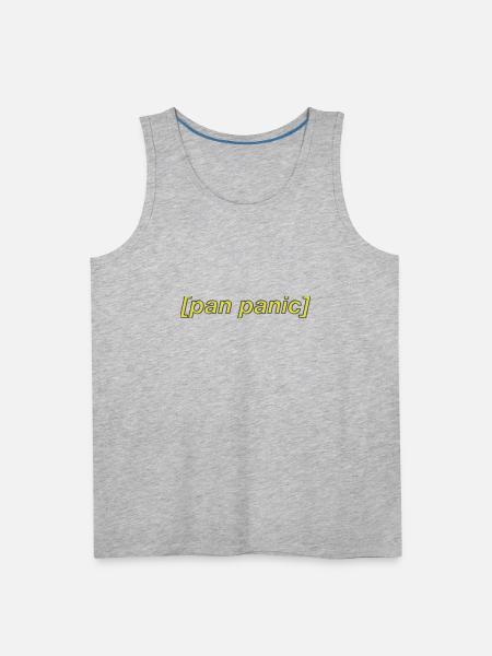 Pan Panic Subtitles - Men's Premium Tank - heather gray