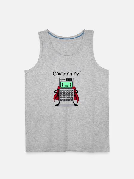 Count on Me - Men's Premium Tank - heather gray