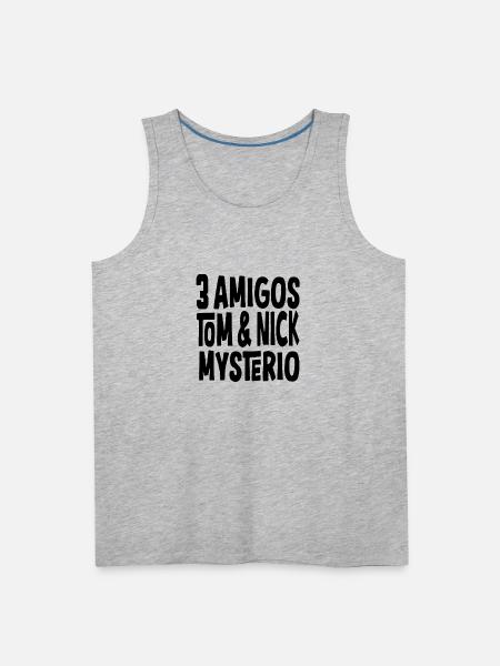 Tom And Nick Mysterio - Men's Premium Tank - heather gray