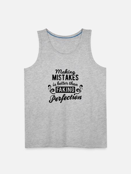 Business Motivation Quotes - Men's Premium Tank - heather gray