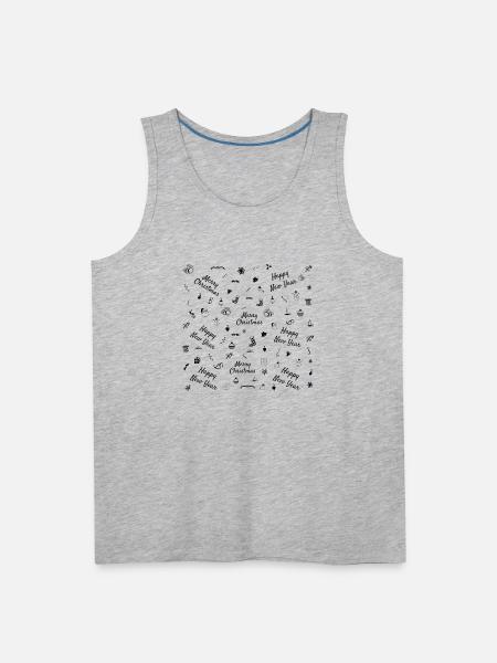 Christmas Ornaments - Men's Premium Tank - heather gray