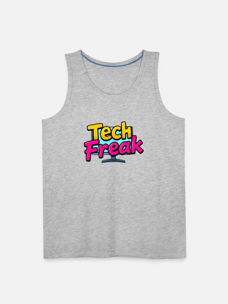 Tech Freak - Men's Premium Tank - heather gray