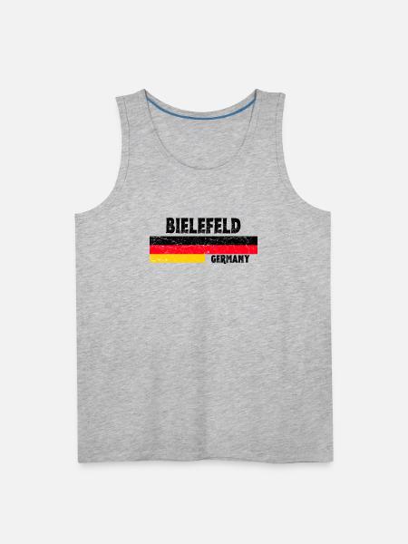 Bielefeld Germany - Men's Premium Tank - heather gray