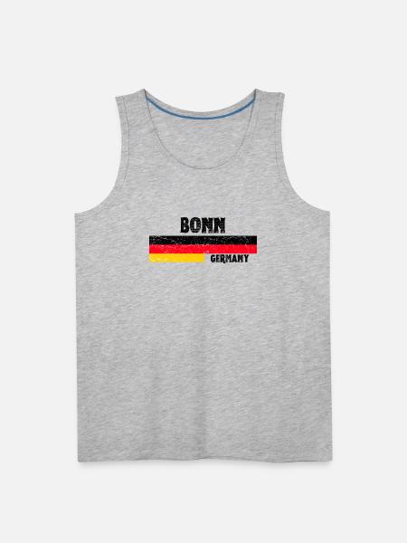 Bonn Germany - Men's Premium Tank - heather gray