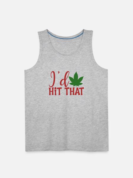 I d Hit That - Men's Premium Tank - heather gray