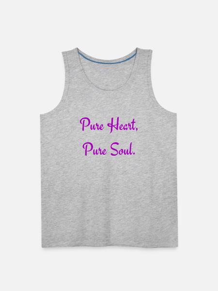 Pure Heart Pure Soul - Men's Premium Tank - heather gray