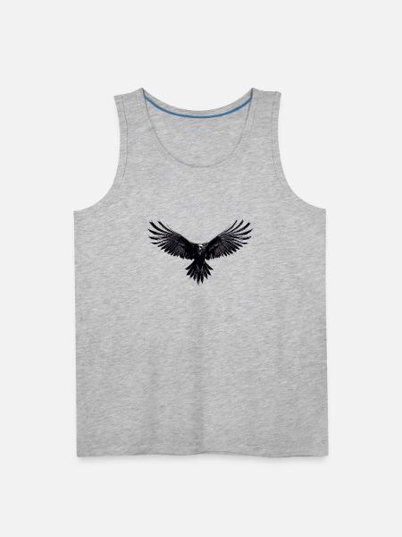 Raven - Men's Premium Tank - heather gray