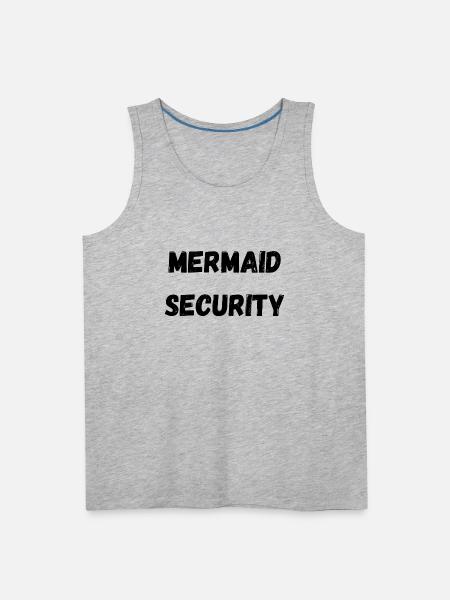 MERMAID SECURITY - Men's Premium Tank - heather gray