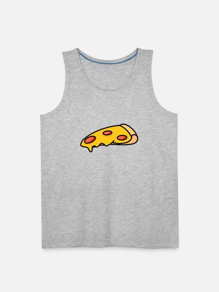 Pizza slice - Men's Premium Tank - heather gray