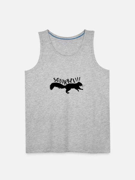 Squirrel - Men's Premium Tank - heather gray