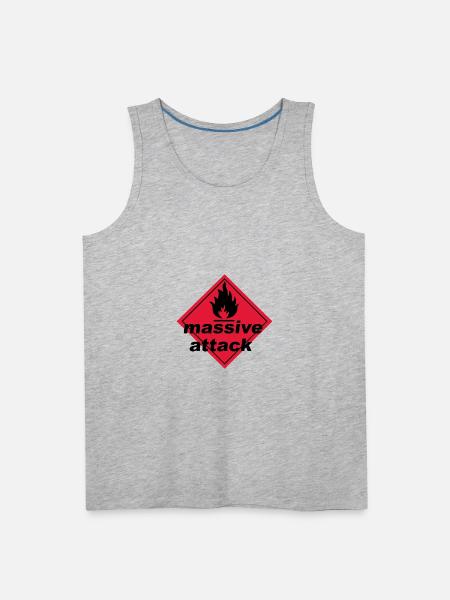 Massive Attack - Men's Premium Tank - heather gray