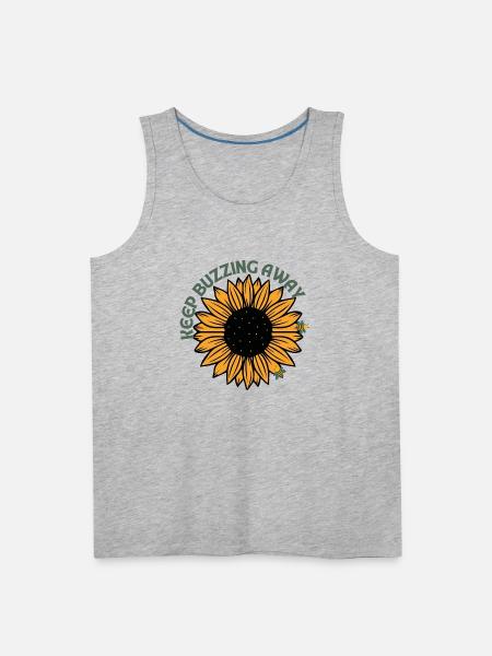 Keep Buzzing Away - Men's Premium Tank - heather gray