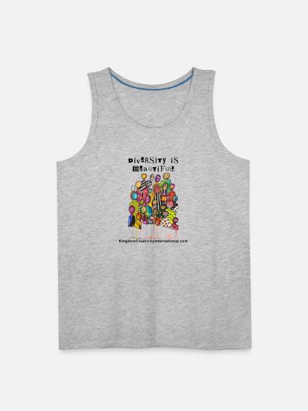 Diversity is Beautiful - Men's Premium Tank - heather gray