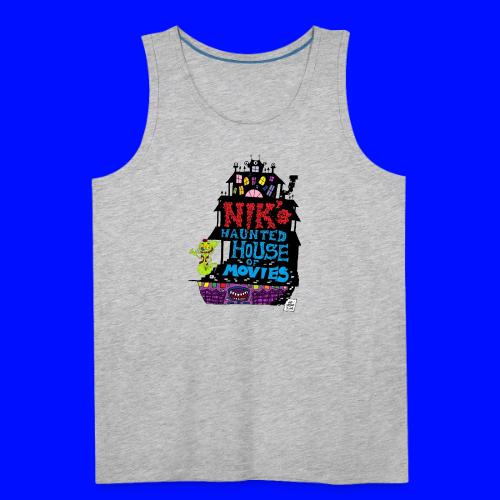 niks haunted house of movies - Men's Premium Tank