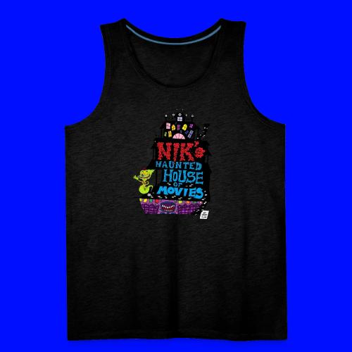 niks haunted house of movies - Men's Premium Tank