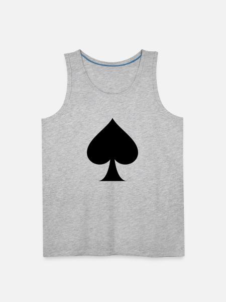 Spade - Men's Premium Tank - heather gray