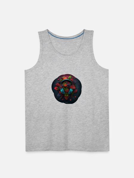 jax berries music - Men's Premium Tank - heather gray