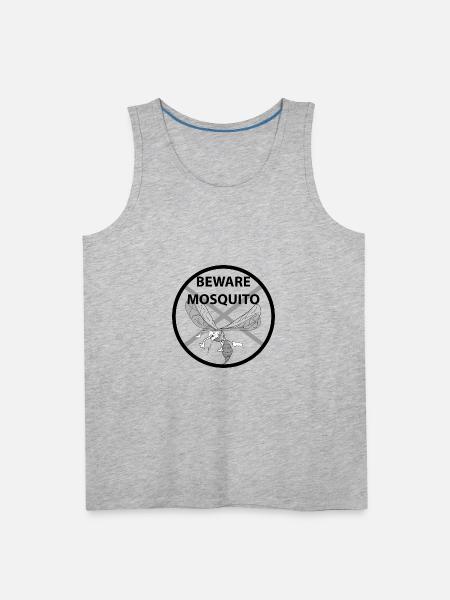 beware mosquito - Men's Premium Tank - heather gray