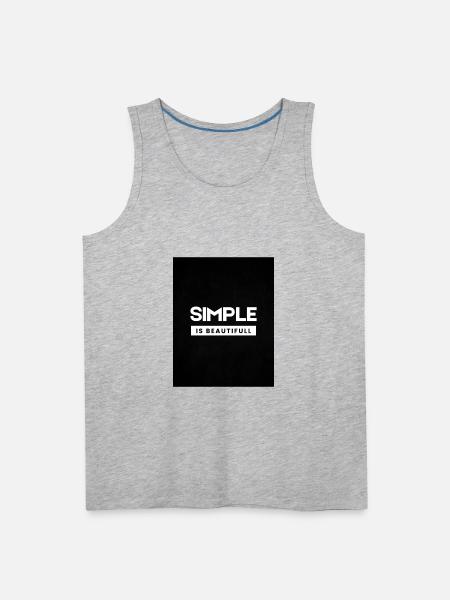 SIMPLICITY - Men's Premium Tank - heather gray