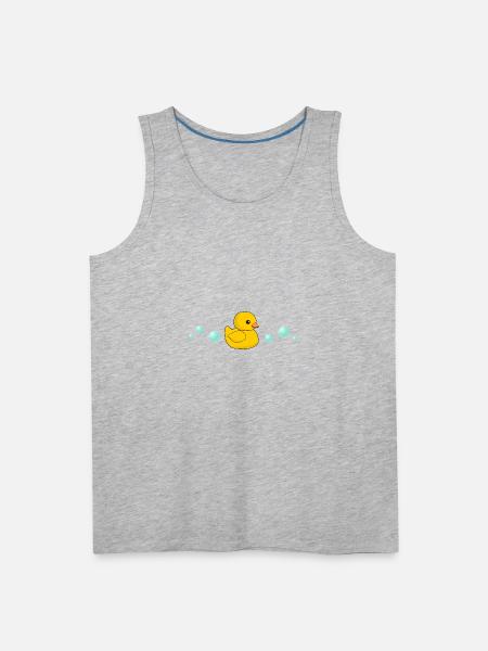 Rubber Ducky - Men's Premium Tank - heather gray