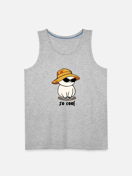 SO COOL - Men's Premium Tank - heather gray