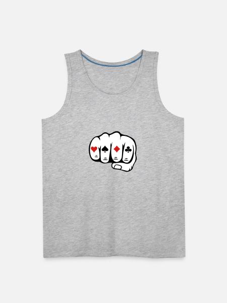 Casino - Men's Premium Tank - heather gray