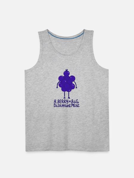 Berry big - Men's Premium Tank - heather gray