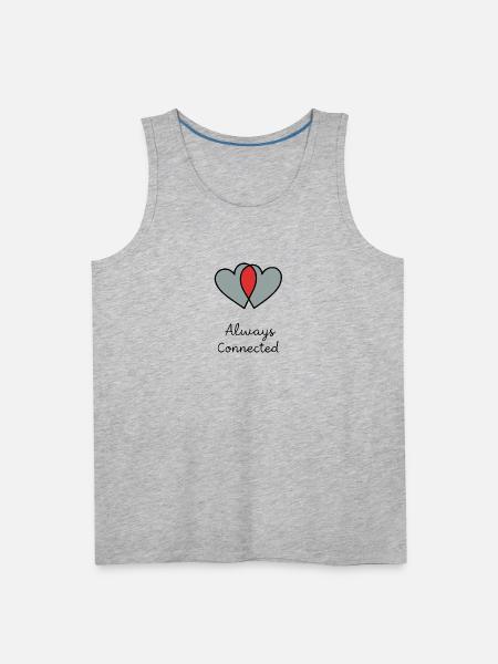 Always Connected - Men's Premium Tank - heather gray