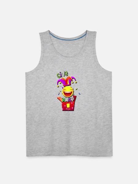 give away - Men's Premium Tank - heather gray