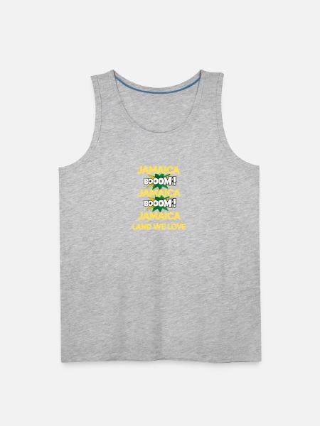Jamaica Boom v3 - Men's Premium Tank - heather gray