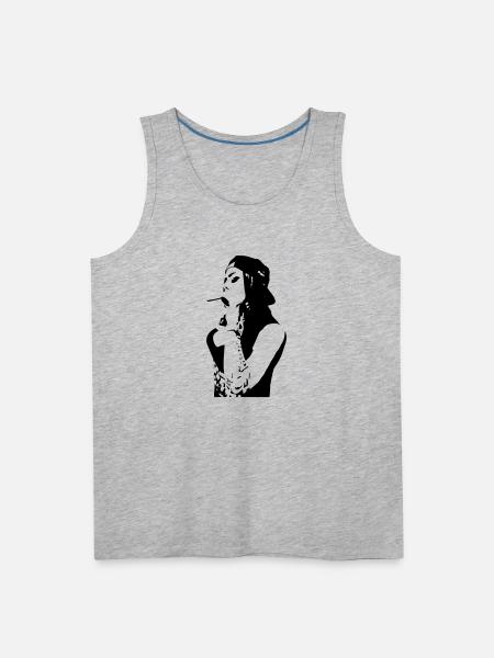 smoking chola - Men's Premium Tank - heather gray