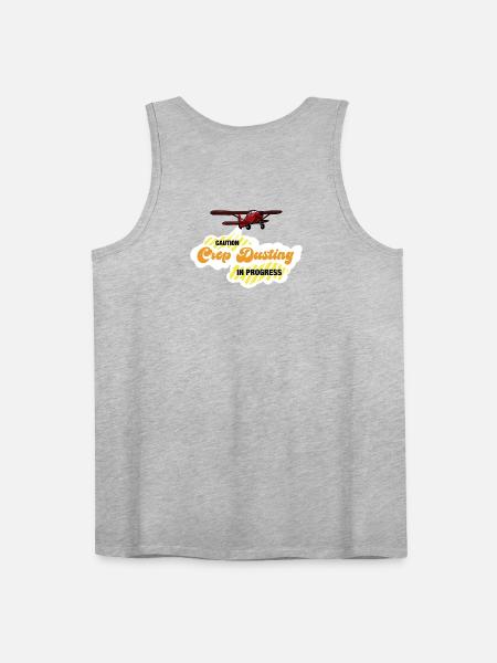 Crop Dusting in Progress - Men's Premium Tank - heather gray