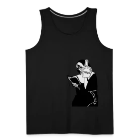 Salty Nun 2 color VG - Men's Premium Tank