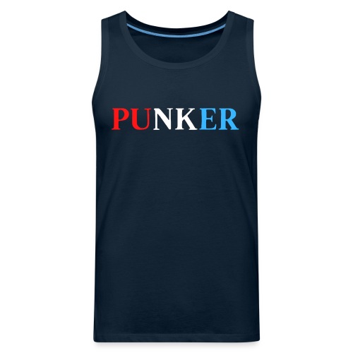 PUNKER USA (Red, White and Blue) - Men's Premium Tank