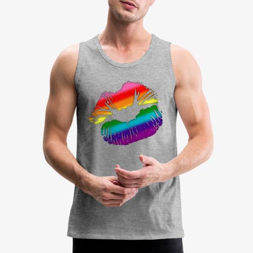 Original Gilbert Baker LGBTQ Love Rainbow Pride - Men's Premium Tank