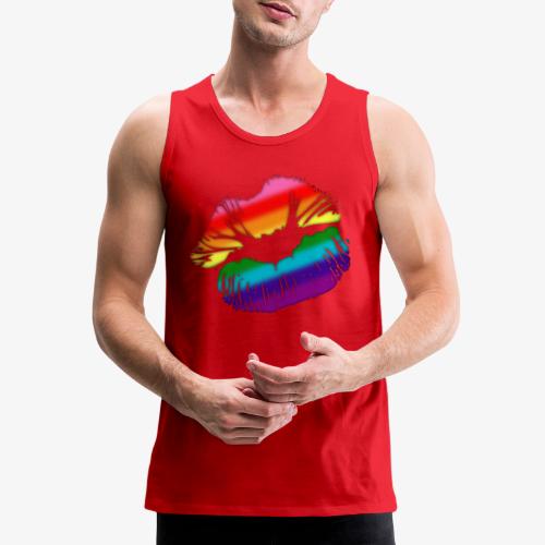 Original Gilbert Baker LGBTQ Love Rainbow Pride - Men's Premium Tank