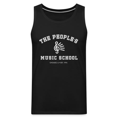 The People's Music School Varsity Lettering - Men's Premium Tank