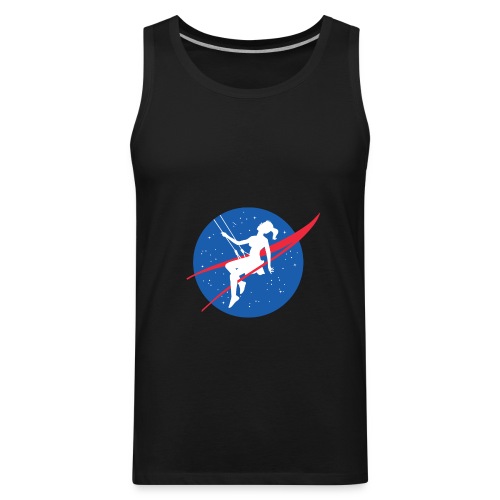 In Space No one Can Hear You Swing - Men's Premium Tank