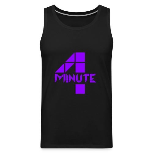 4Minute Logo in Purple Women's Hoodie - Men's Premium Tank