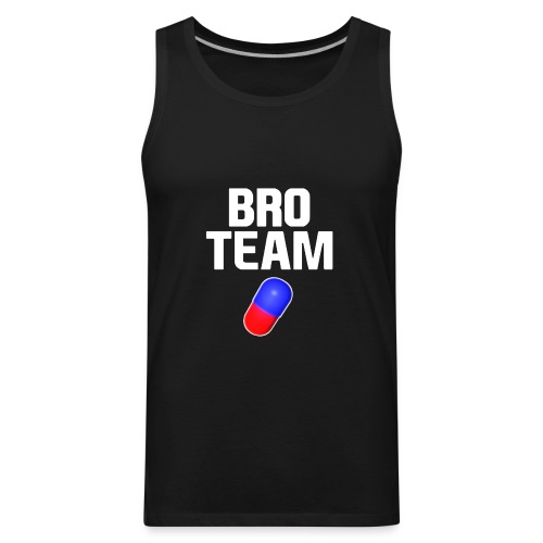 Bro Team White Words Logo Women's T-Shirts - Men's Premium Tank