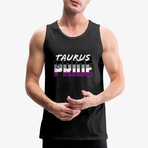 Taurus Asexual Pride Flag Zodiac Sign - Men's Premium Tank