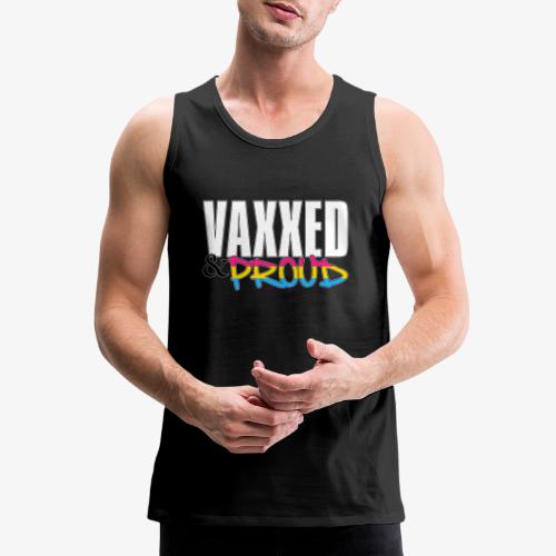 Vaxxed & Proud Pansexual Pride Flag - Men's Premium Tank
