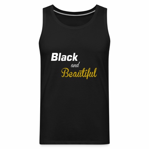 Black & Beautiful Long Sleeve Shirt - Men's Premium Tank