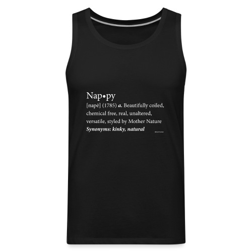 Nappy Dictionary_Global Couture Women's T-Shirts - Men's Premium Tank