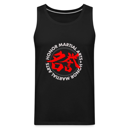 Honor Martial Arts Kanji Design Light Shirts - Men's Premium Tank