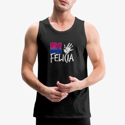 Bi Felicia Funny Bisexual Pride Flag - Men's Premium Tank